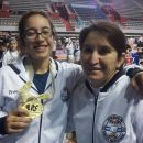 BRENDA CARDOZO CAMPEONA SUDAMERICANA DE TAEKWONDO CAT. GUP