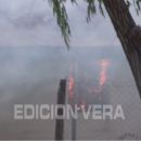 SE INCENDIO UNA VIVIENDA EN LA GALLARETA