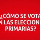 MIRA EL VIDEO ¿COMO VOTAR EN ESTAS ELECCIONES PRIMARIAS?