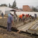 Pavimentan la séptima cuadra del año en Calchaquí