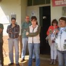 Manifestación frente al hospital de Calchaquí