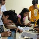 Taller de Stencil. (Murga Los Sin Veredas).