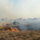 Voraz incendio forestal en Calchaquí