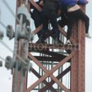 Momentos de angustia en el Puente Colgante