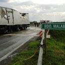 Se despistó e incendió un camión con acoplado térmico