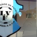 ROTURAS DE VIDRIOS EN LA LIGA VERENSE DE FUTBOL.