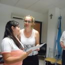 Entregan certificados de cursos a  alumnos del CED Calchaquí