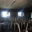INCENDIO EN ESCUELA  DE POZO DE LOS INDIOS