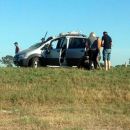 Volcó un auto en Berna