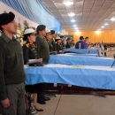 Rinden un homenaje a los nueve gendarmes muertos en el choque en la provincia de Chubut