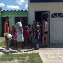 Colectan alimentos en la colonia de vacaciones de Calchaquí