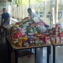 Colectan alimentos en la colonia de vacaciones de Calchaquí