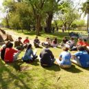 Jóvenes del Centro Ciudadano Vera en el Campamento de La Juventud Socialista Provincial 