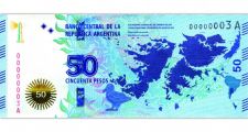 El nuevo billete de $50 de las Islas Malvinas circulará desde marzo