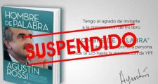 SUSPENDIDA LA PRESENTACION DEL LIBRO DE AGUSTIN  ROSSI