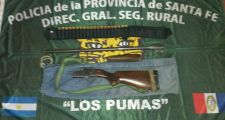 Importante secuestro de armas y especies prohibidas en operativos realizados en toda la provincia.