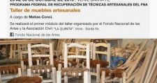 Curso gratuito de construcción de muebles y utensillos artesanales