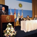 Bonfatti participó en el acto por el 128º aniversario de la Bolsa de Comercio de Rosario