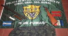 Secuestro de armas y especies ictícolas