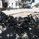 PRECAUCION  SOBRE CALLE COLON ENTRE SAN MARTIN Y BELGRANO
