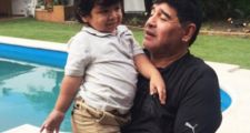 El reencuentro de Diego con su pequeño hijo en Devoto