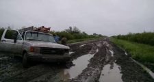 Increíbles condiciones de trabajo del personal de EPE en rutas del norte santafesino