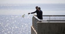 Obama en el Parque de la Memoria: 