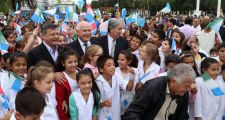 Cumbre de dos gobernadores ayer en Tostado