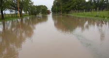 60 mm. el registro de lluvia en las últimas 24 hs. en Vera