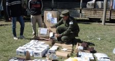 GENDARMERÍA INCAUTÓ MERCADERÍA DE PROCEDENCIA ILEGAL VALUADA EN 7 MILLONES DE PESOS