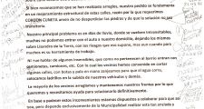 Vecinos piden obra de ripiado con cordón cuneta.